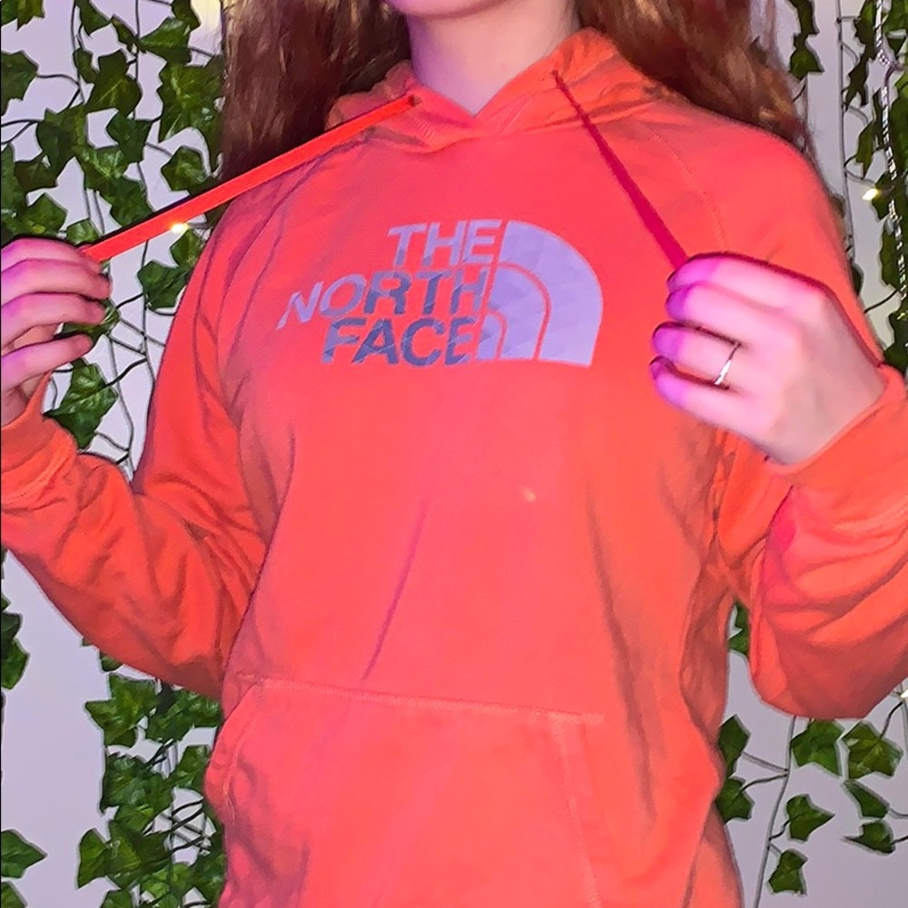 orange north face